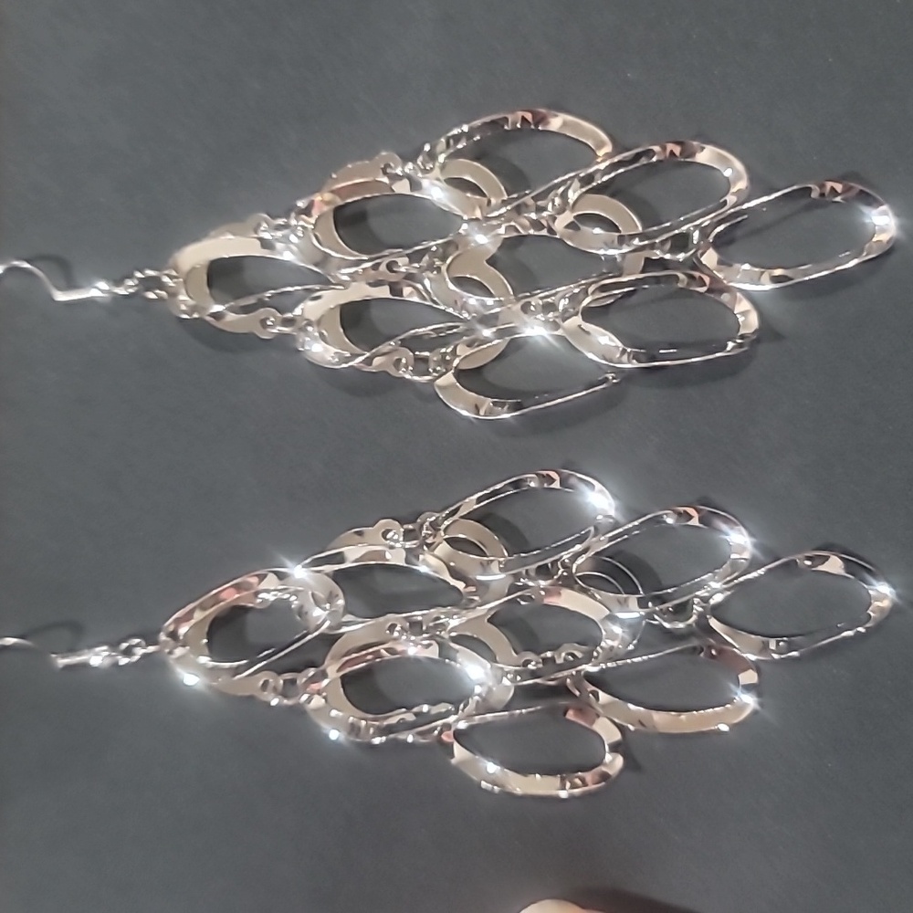 Silver Dangling Earrings